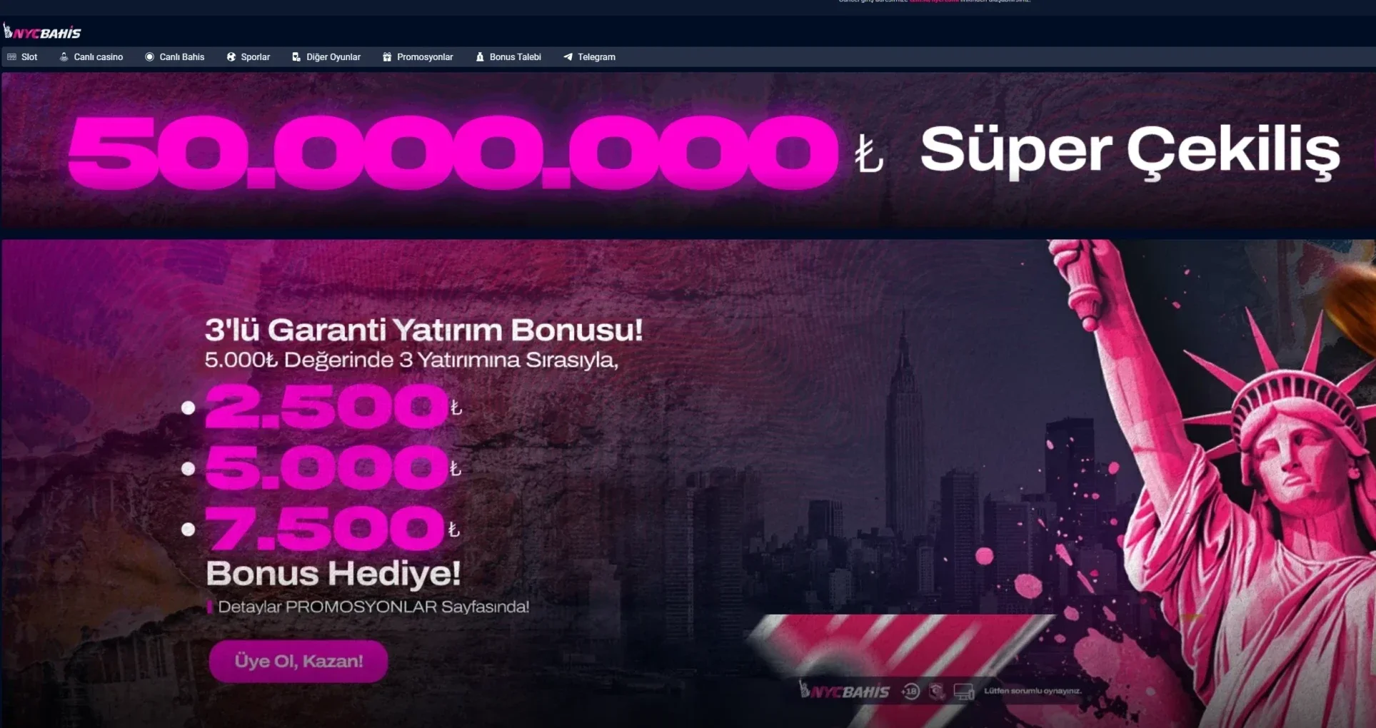 NYC Bahis ekran görüntüsü
